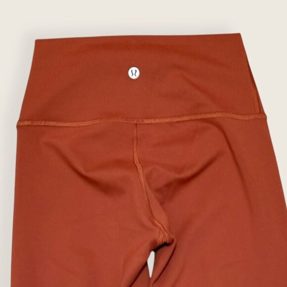 Lululemon Wunder Train HR Tight 4 Dark Terracotta 28" EUC Everlux - Picture 3 of 6